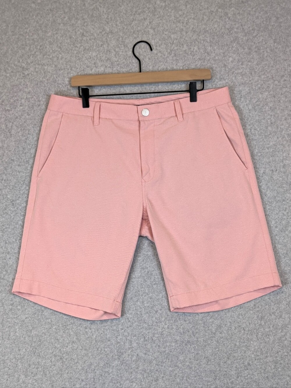 Bonobos Highland Golf Shorts Men's 35 Pink Stretch Chino 10" Flat Front
